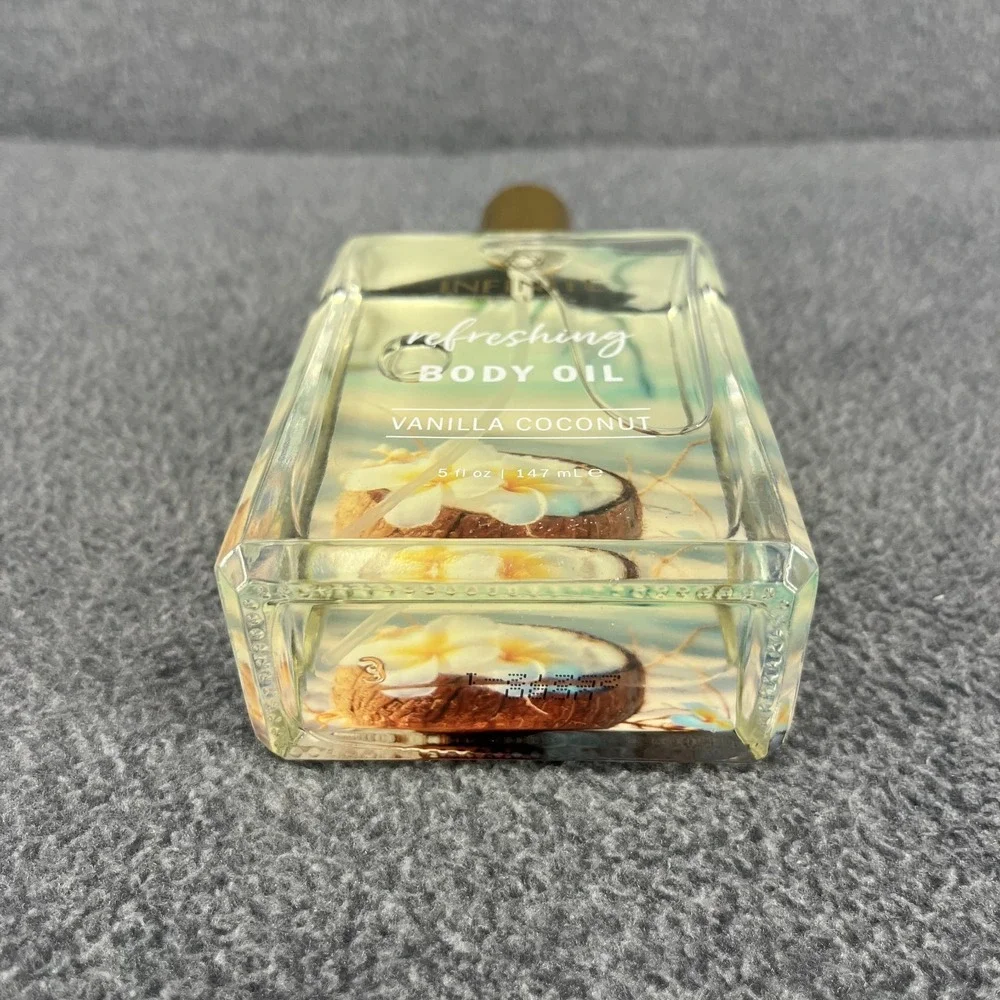 Infinite Beauty‎ Refreshing Hydrating Body Oil Vanilla Coconut 5 oz New
